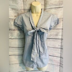 The Limited Essential Shirt Blue and White Stripe